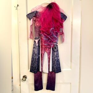 Audrey Descendents Costume Girls 7/8 with WIG